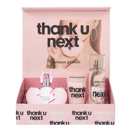 Kit Thank u Next - Perfume, Crema Corporal y Splash