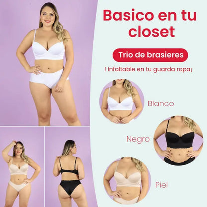 Kit 3 Brasieres de alta calidad